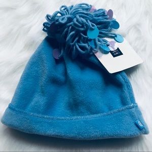 GAP kids Girls Pom Pom Fleece winter hat